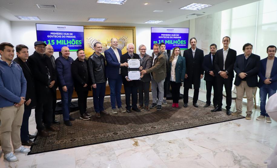 Com parceria e foco em inovação, Paraná cria primeiro Hub de GovTechs do Brasil
