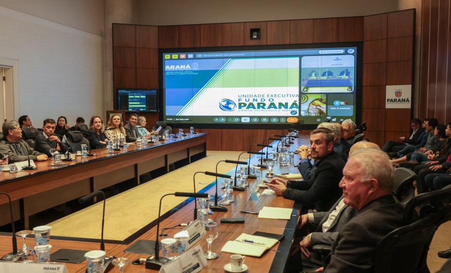 Governo do Estado apresenta avanços no Fundo Paraná de fomento científico e tecnológico