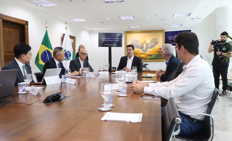 Koarean Valley: Ratinho Junior recebe comitiva que vai instalar centro de inovação em Ivaiporã