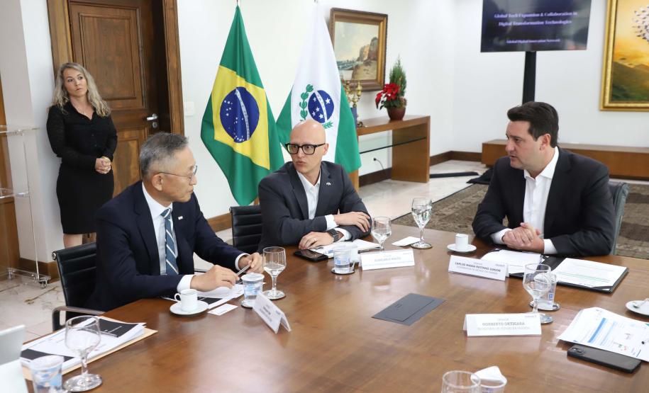 Koarean Valley: Ratinho Junior recebe comitiva que vai instalar centro de inovação em Ivaiporã