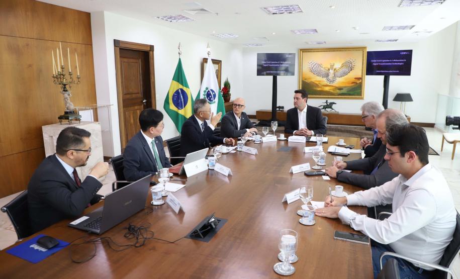 Koarean Valley: Ratinho Junior recebe comitiva que vai instalar centro de inovação em Ivaiporã