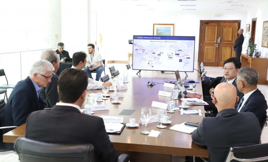 Koarean Valley: Ratinho Junior recebe comitiva que vai instalar centro de inovação em Ivaiporã