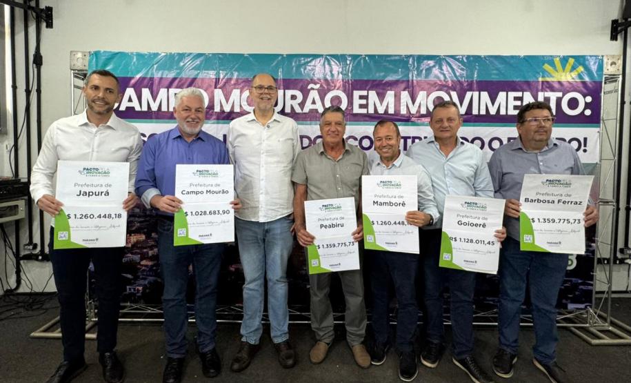 Estado entrega R$ 11,7 milhões para inovação em Campo Mourão, Umuarama e região