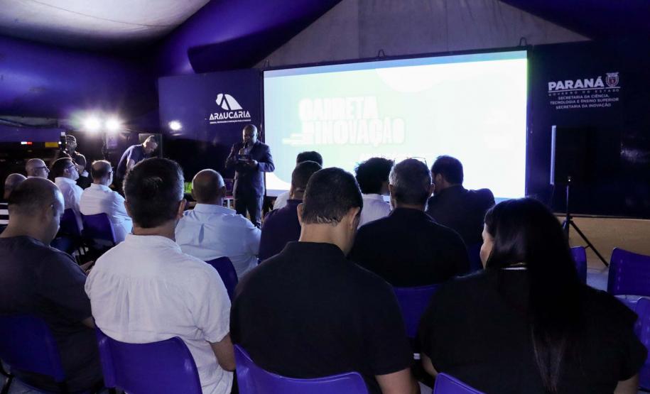 Em Araucária, Carreta da Inovação abre festividades dos 136 anos da cidade Foto: Raphaella Piovezan/SEIA