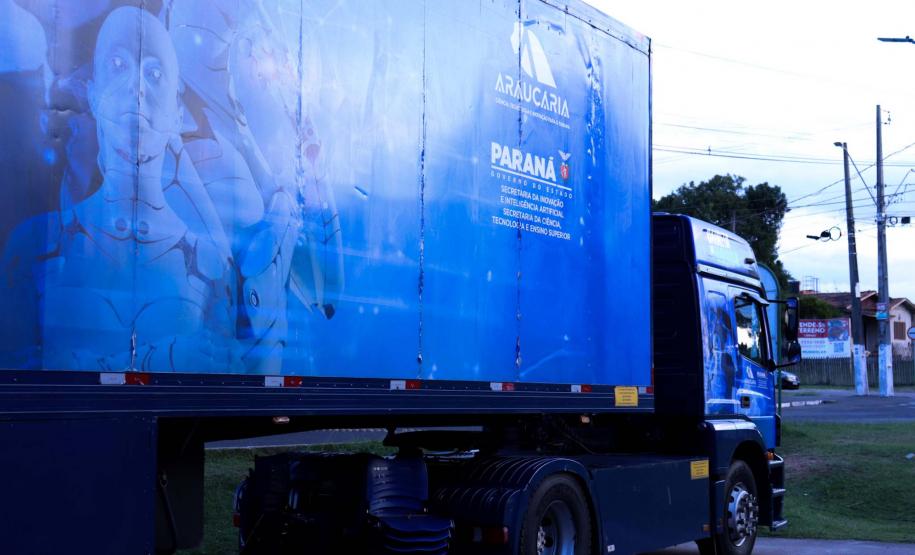 Em Araucária, Carreta da Inovação abre festividades dos 136 anos da cidade Foto: Raphaella Piovezan/SEIA