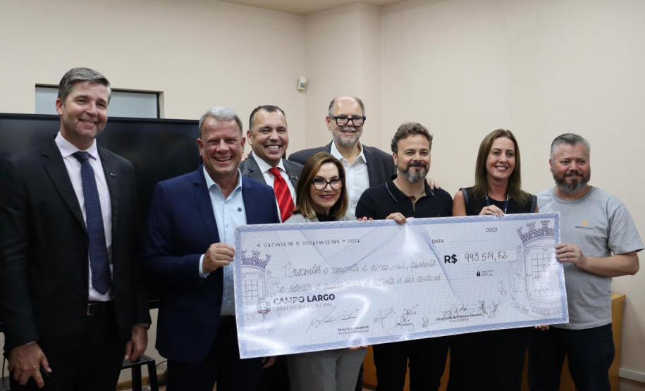 Campo Largo recebe R$ 995 mil do Estado para investir em inovação