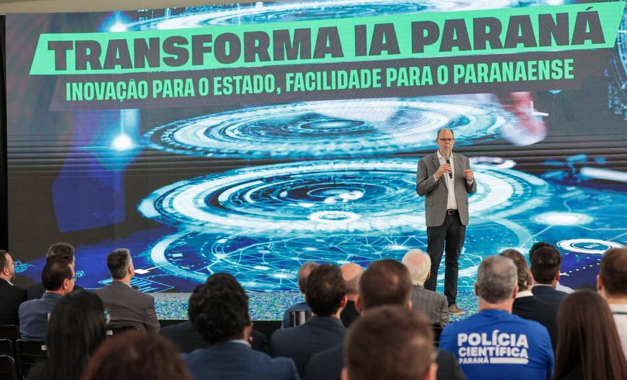 Paraná lança pacote de soluções de Inteligência Artificial inédito no Brasil Foto: Igor Jacinto/Vice Governadoria