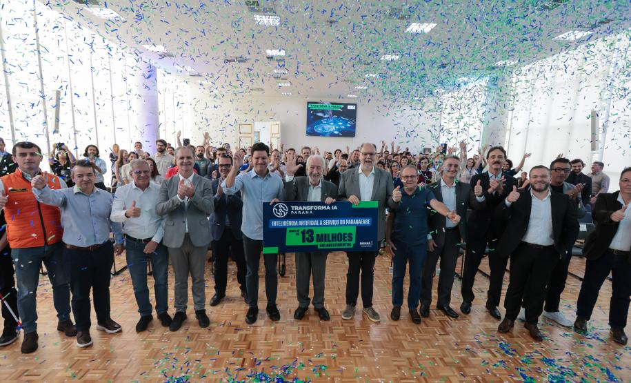 Paraná lança pacote de soluções de Inteligência Artificial inédito no Brasil Foto: Igor Jacinto/Vice Governadoria