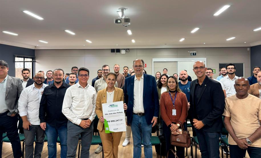 Estado repassa R$ 896 mil para São José dos Pinhais investir em inovação Foto: Gabriel Pires/SEIA