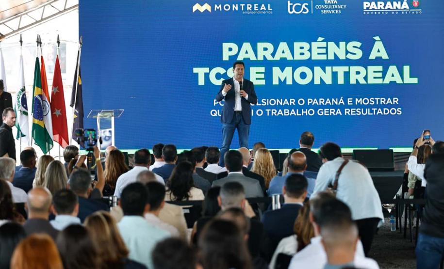 Indiana TCS dá pontapé para construção de campus tecnológico em Londrina Foto: Ari Dias/AEN