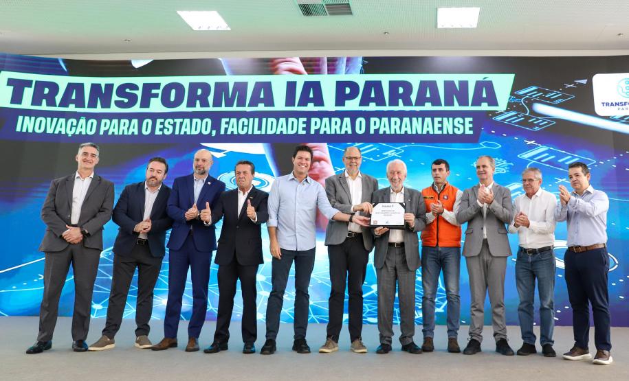 Paraná lança pacote de soluções de Inteligência Artificial inédito no Brasil Foto: Igor Jacinto/Vice Governadoria