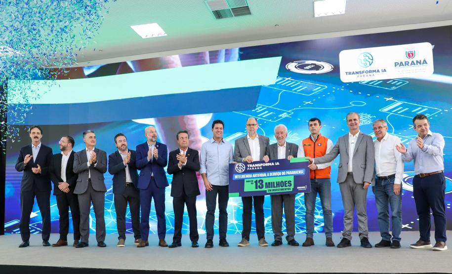 Paraná lança pacote de soluções de Inteligência Artificial inédito no Brasil Foto: Igor Jacinto/Vice Governadoria