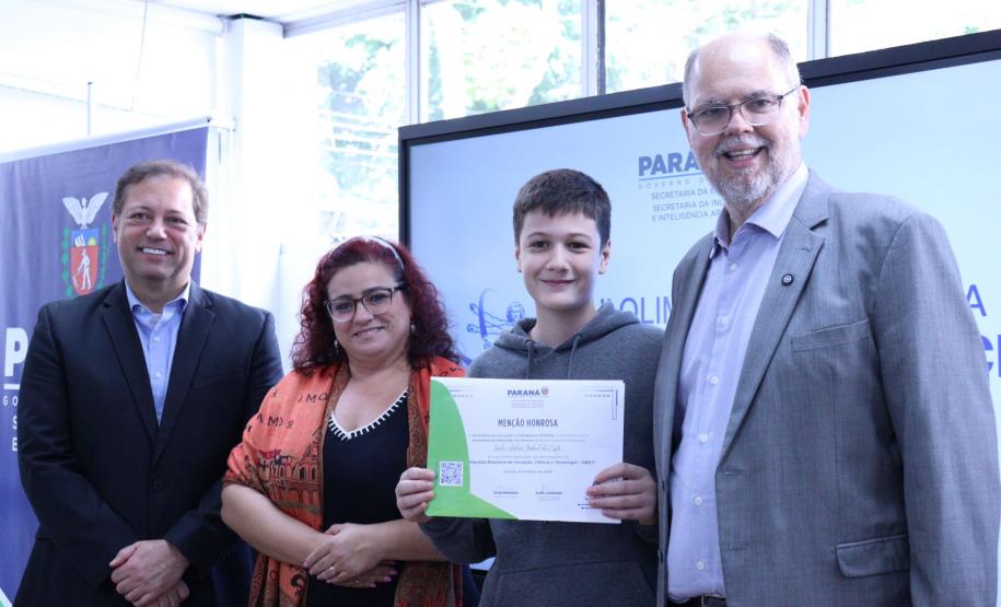 Com 19 medalhas, Paraná lidera Olimpíada Brasileira de Inovação, Ciência e Tecnologia Foto: Raphaella Piovezan/SEIA