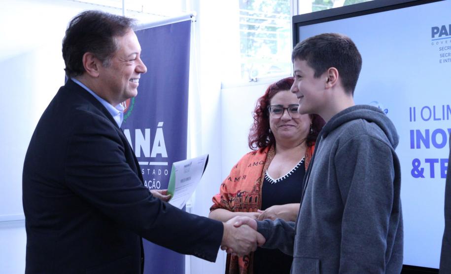 Com 19 medalhas, Paraná lidera Olimpíada Brasileira de Inovação, Ciência e Tecnologia Foto: Raphaella Piovezan/SEIA