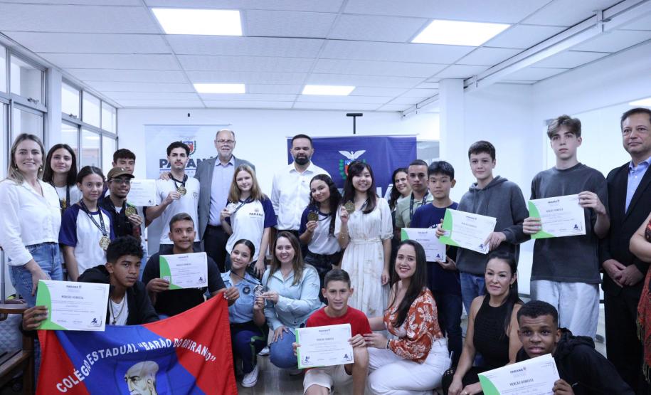 Com 19 medalhas, Paraná lidera Olimpíada Brasileira de Inovação, Ciência e Tecnologia Foto: Raphaella Piovezan/SEIA