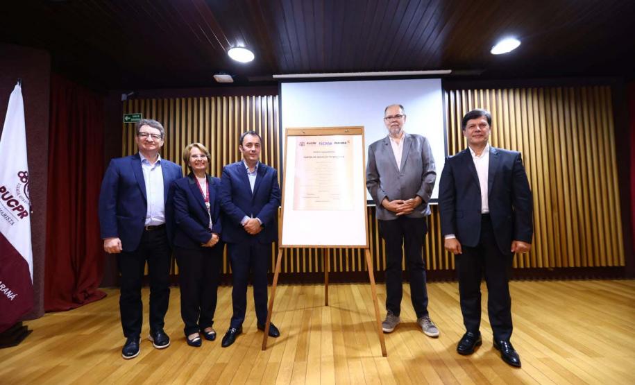 Tecpar lança pedra fundamental do Centro de Inovação Tecnológica de Londrina Foto: Ruben Vital