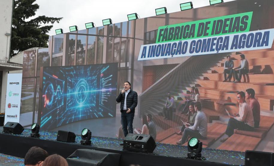 "Fábrica de Ideias vai levar o Paraná para vanguarda da tecnologia", afirma Ratinho Junior