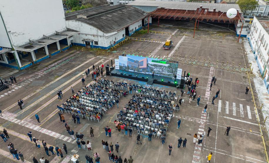 Começam as obras da Fábrica de Ideias, novo complexo de inovação e cultura do Paraná
