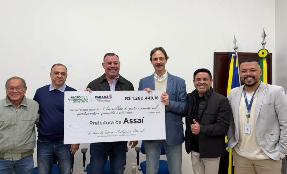 Município inteligente, Assaí recebe R$ 1,2 milhão do Estado para investir em inovação Foto: SEIA