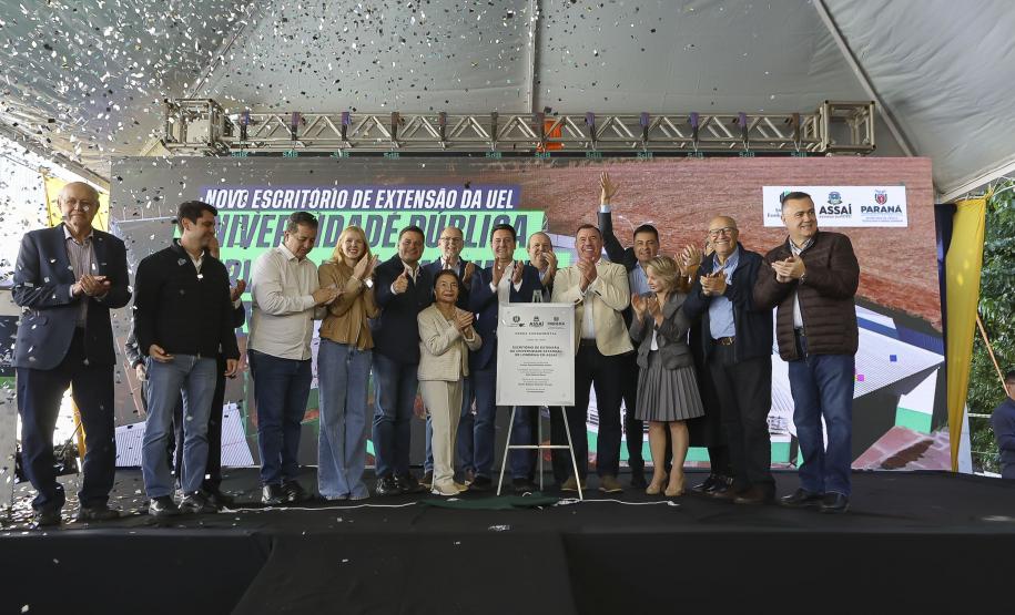 Governador Ratinho Junior inaugura Escritório de Extensão da UEL em Assaí