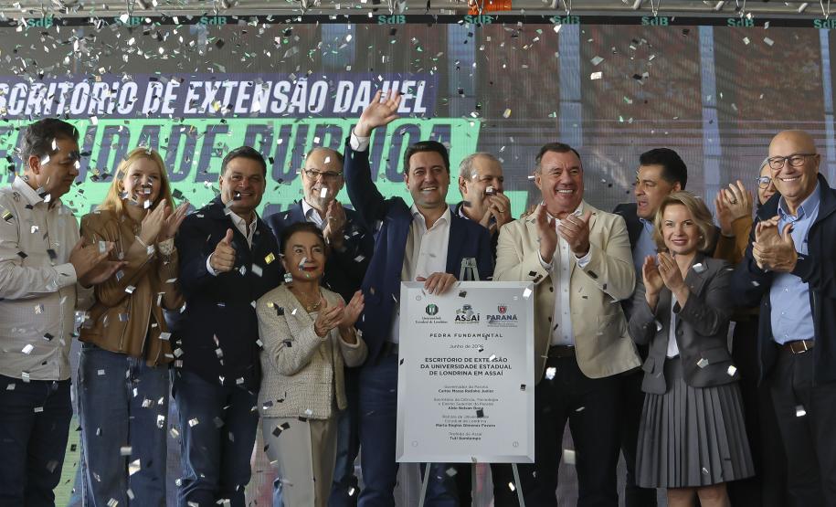 Governador Ratinho Junior inaugura Escritório de Extensão da UEL em Assaí