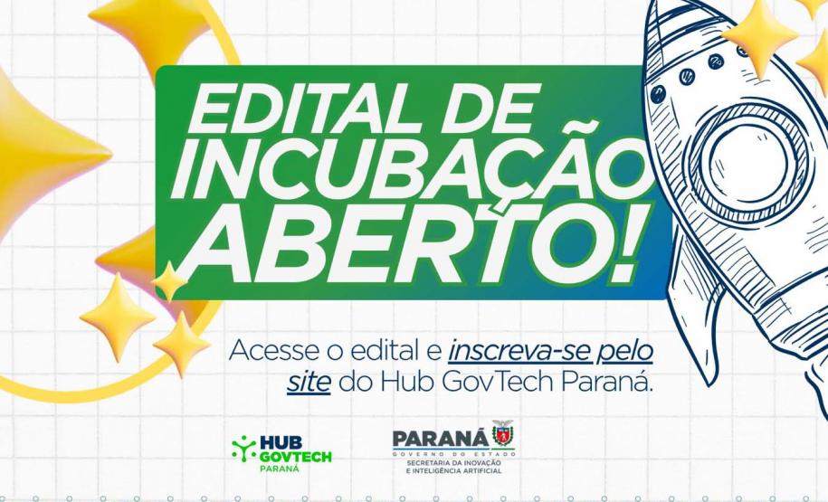 Soluções para o setor público: Hub GovTech Paraná abre edital gratuito de incubação